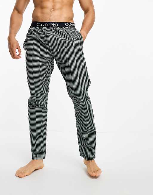 Calvin Klein sleep joggers in multi stripe