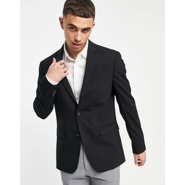 Calvin klein black hot sale slim fit suit