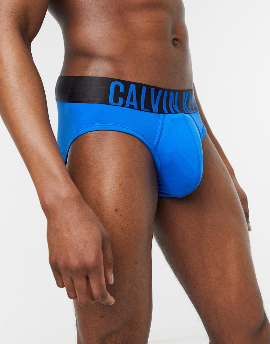 Calvin Klein - Slip a vita bassa blu