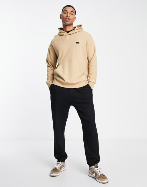 Nike box logo hoodie beige sale