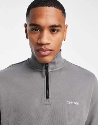 half zip sweatshirt calvin klein