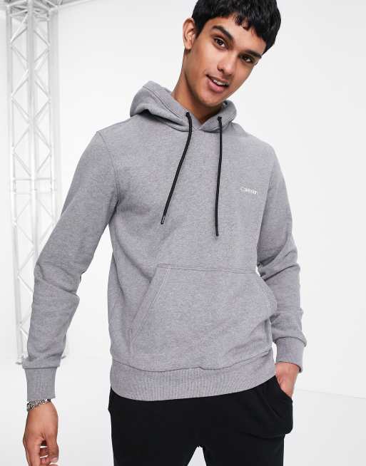 Calvin klein logo online embroidery hoodie