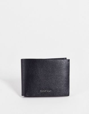 Calvin Klein small logo wallet in black
