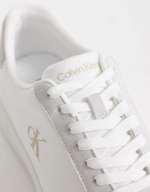 Calvin Klein – Sneaker mit Gummisohle und niedrigem Profil in Weiß, 2 von 5