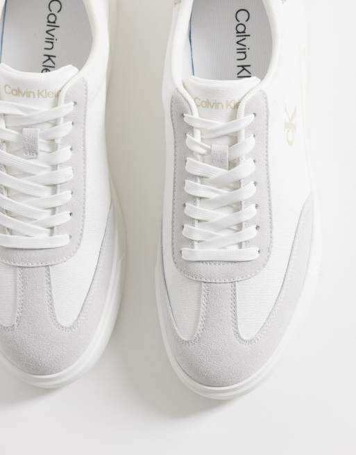 Calvin Klein – Sneaker mit Gummisohle und niedrigem Profil in Weiß, 3 von 5