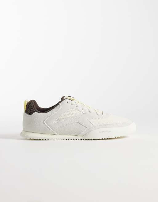 Calvin Klein - Sneakers da corsa in rete color crema
