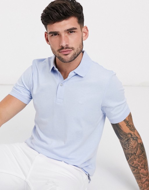 Calvin Klein soft interlock slim polo shirt