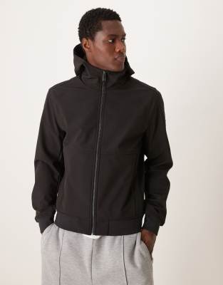 Calvin Klein Calvin Klein soft shell jacket in black