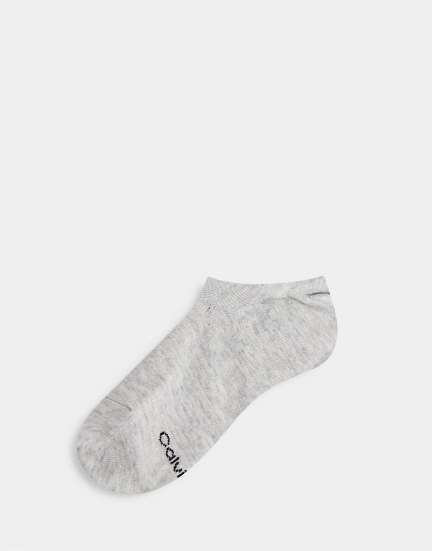 Calvin Klein - Sokken met retro-logo in grijs