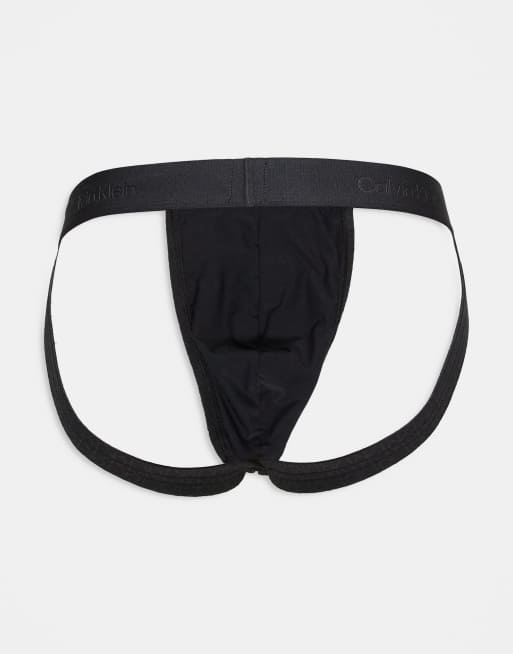 Calvin Klein - Sort jockstrap i mesh, 3 af 3