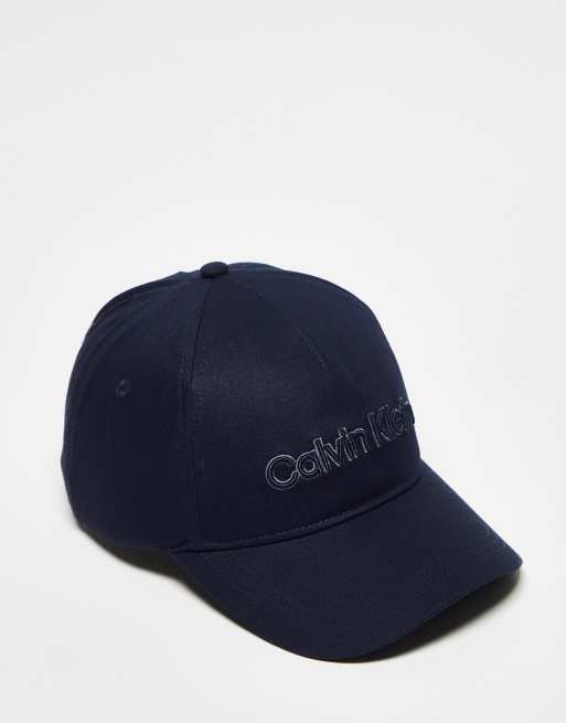 Calvin Klein - Sort kasket med broderi