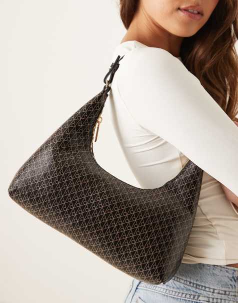Calvin Klein - Sort skuldertaske med logoemblem - view 1