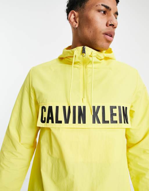 Calvin klein yellow clearance rain jacket