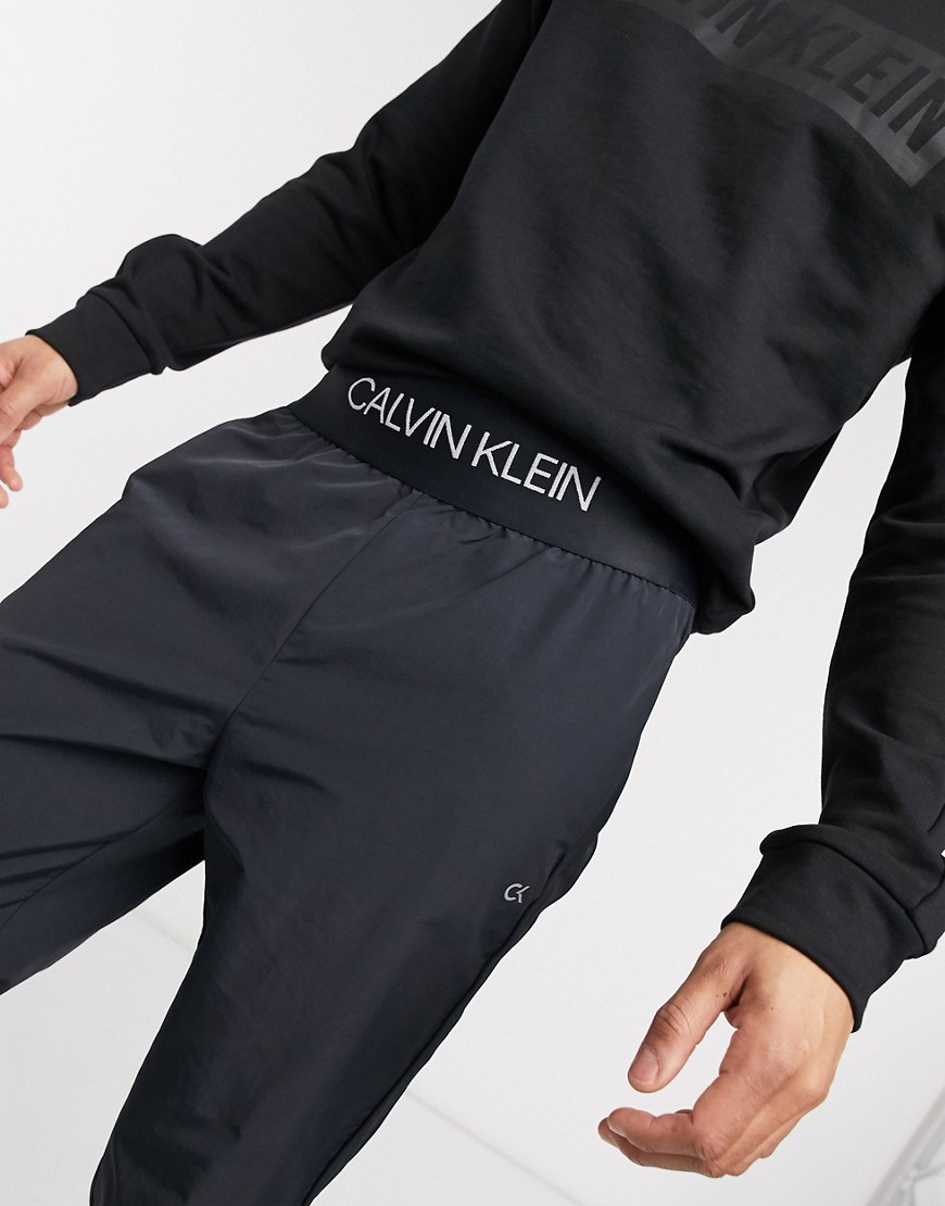 Calvin Klein - Sport - Geweven trainingsbroek-Zwart