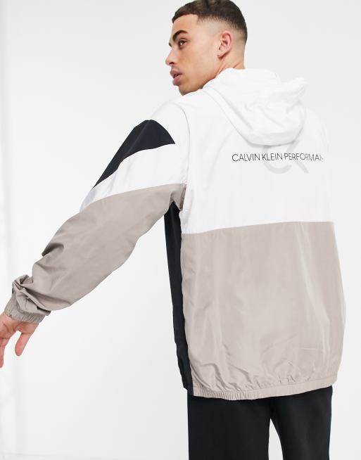 Klein Calvin jacket | woven ASOS Sport hooded