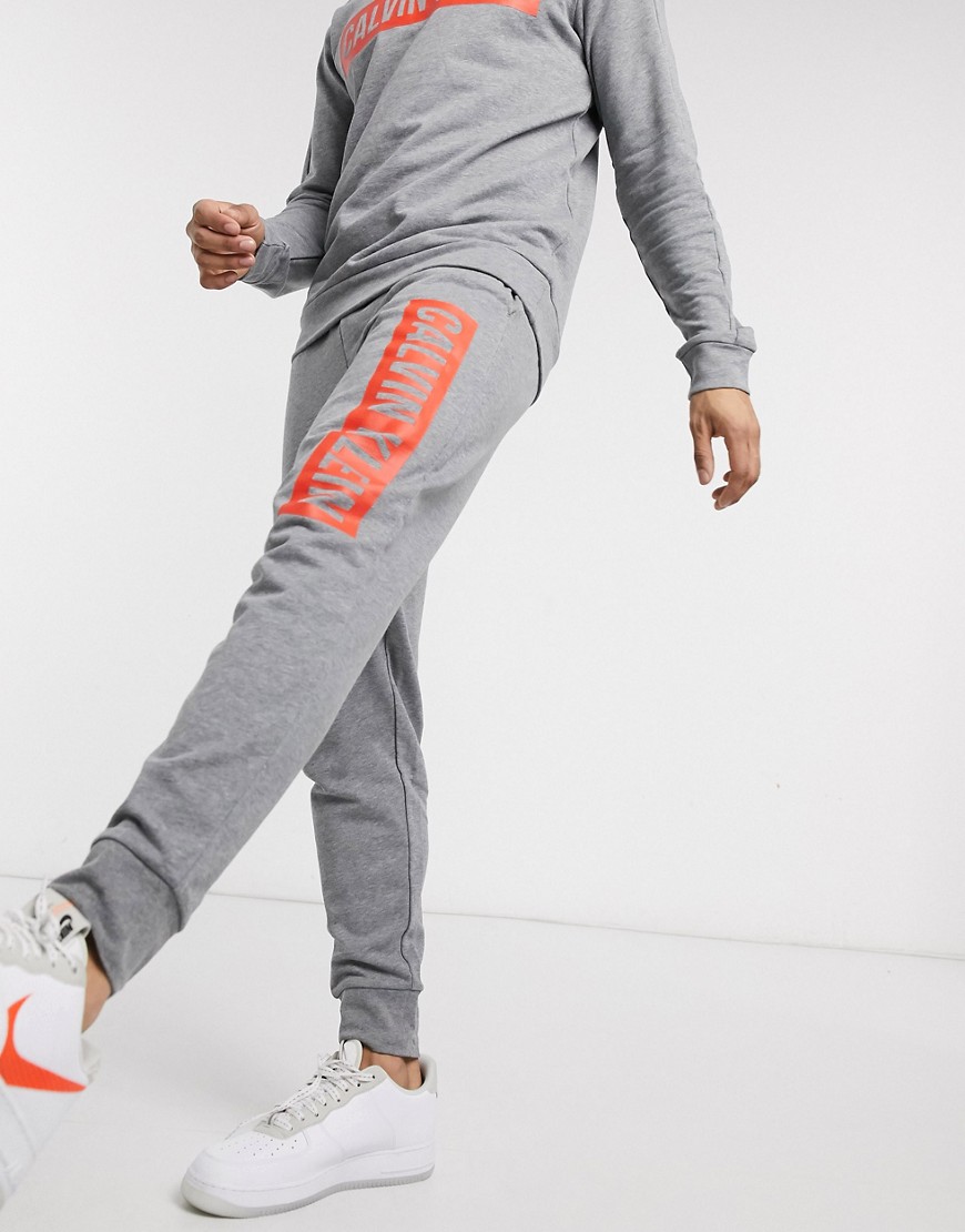 Calvin Klein Sport knit joggers-Grey