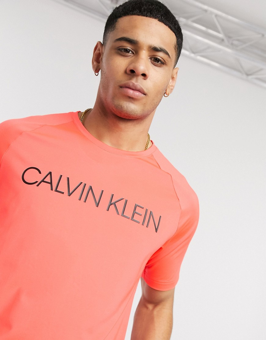 Calvin Klein Sport - T-shirt con logo-Rosso