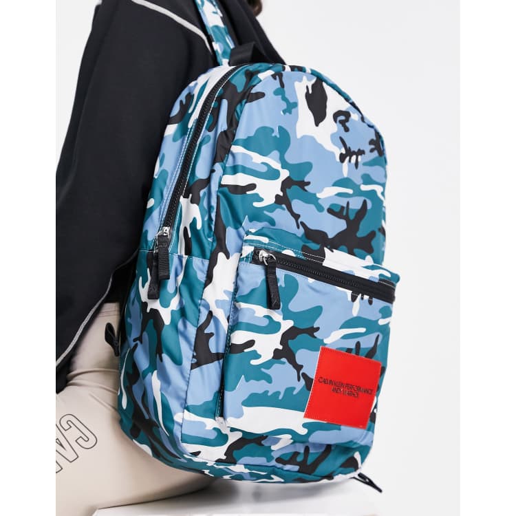 Blue calvin hotsell klein backpack