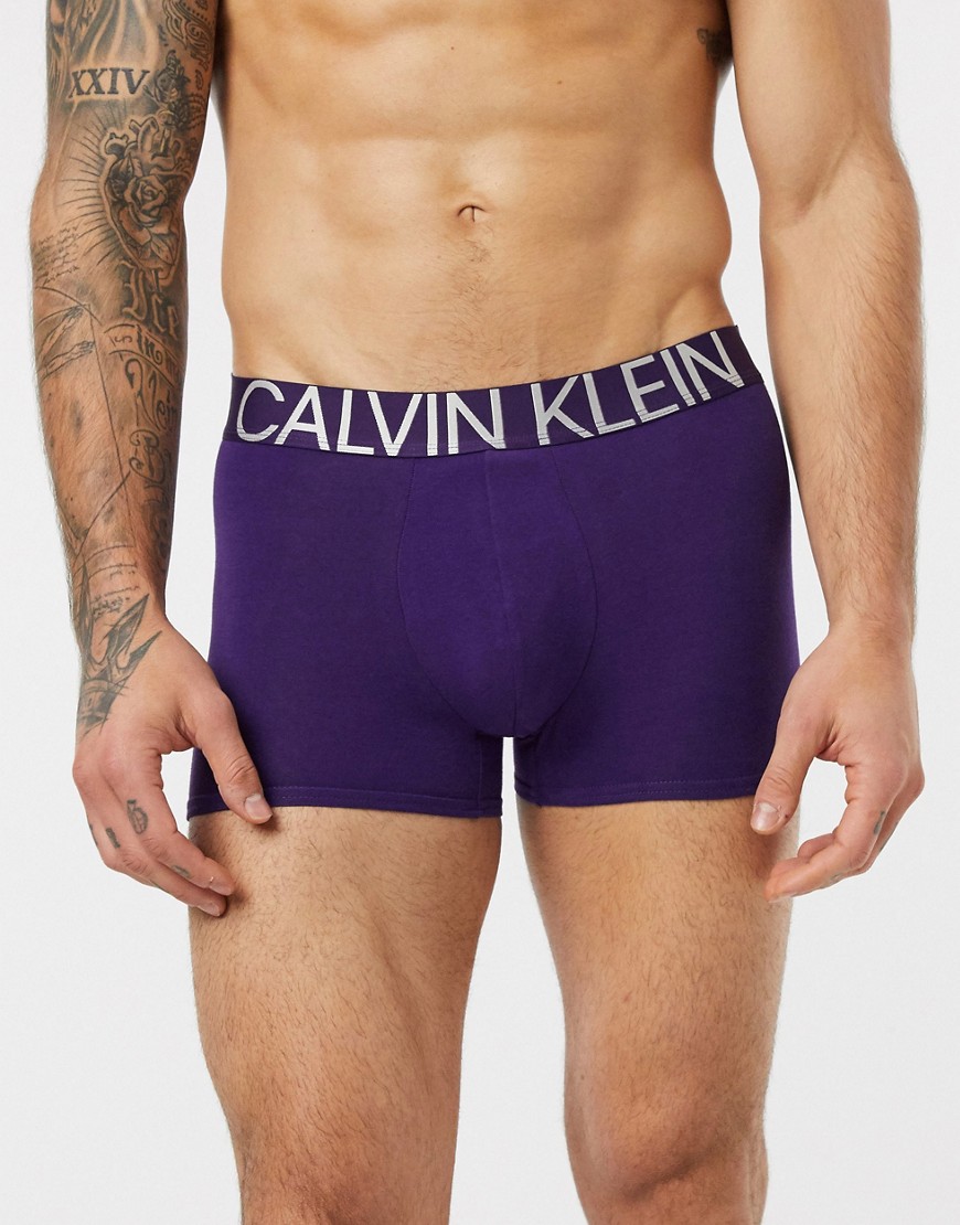 Calvin Klein Statement 1981 Cotton trunks in purple