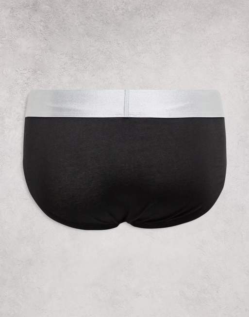 Calvin Klein steel 3 pack cotton briefs in multi