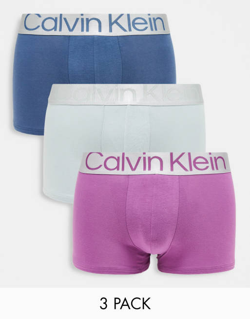 Calvin Klein Men's Steel Cotton Trunks