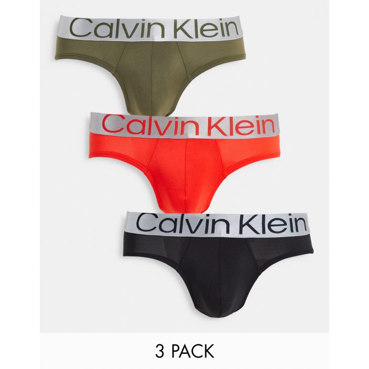 Calvin klein men's clearance steel micro hip briefs