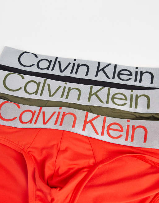 Calvin Klein Underwear Liquid Stretch Micro Hip Brief in Orange