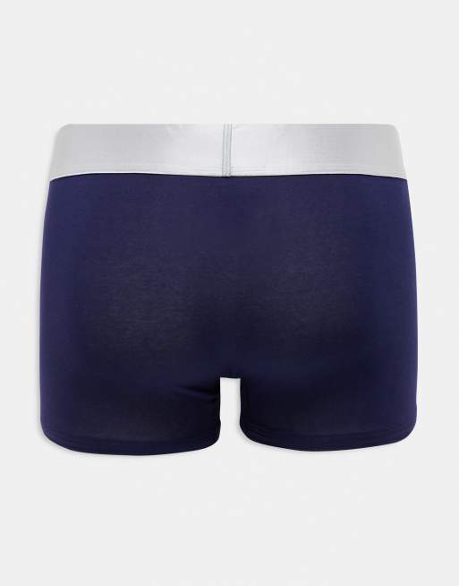 Calvin Klein Steel - Confezione da 3 paia di boxer aderenti in cotone multicolore, 2 di 4