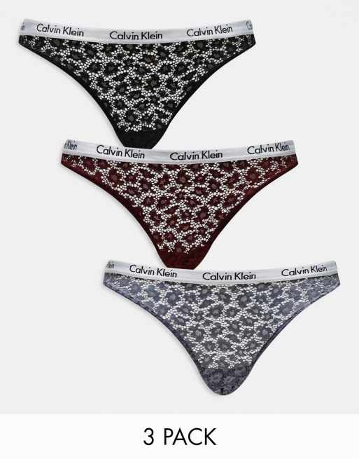 Calvin Klein Steel - Confezione da 3 slip multicolore