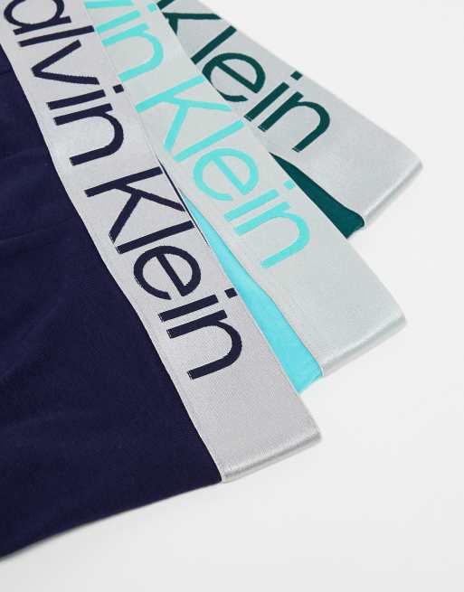 Calvin Klein Steel - Lot de 3 boxers en coton - Multicolore, 4 de 4