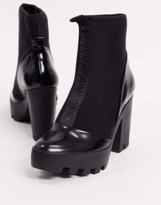 calvin klein neoprene boots