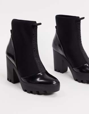 calvin klein heel boots