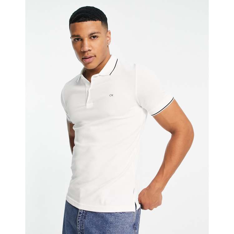 Calvin klein deals men's pique polo