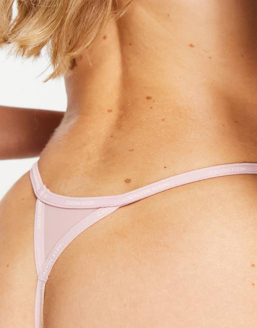 Calvin Klein string thong in echo pink | ASOS