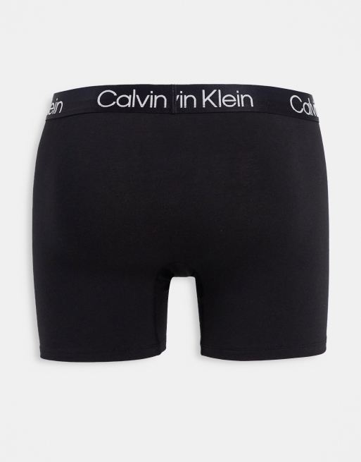 Calvin Klein - Structure Cotton - Lot de 3 caleçons - Noir, 2 de 4