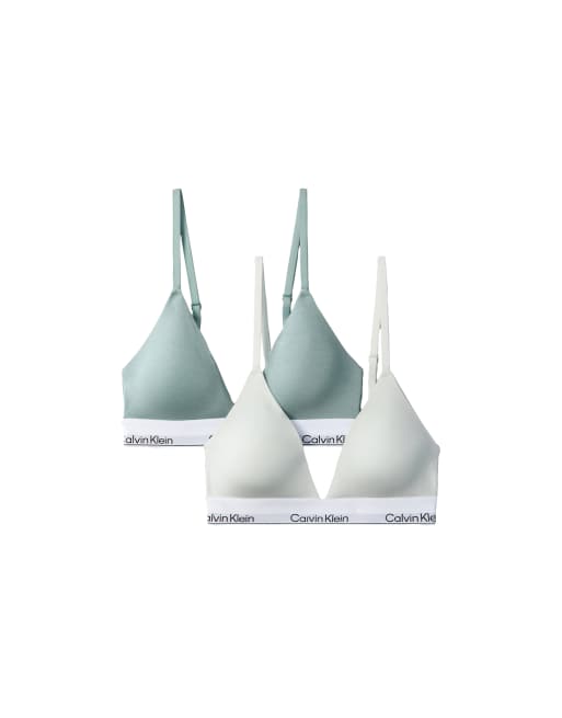 Calvin Klein - Icon Cotton Modal - Pack de 2 piezas verde, 2 de 3
