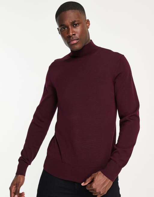 Calvin klein store mock neck sweatshirt