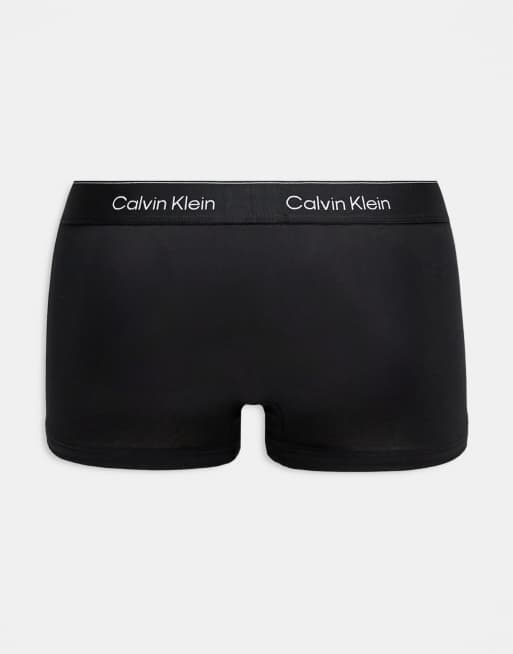 Calvin Klein – Svarta bomullstrunks med stretch och låg midja i 5-pack, 2 av 3