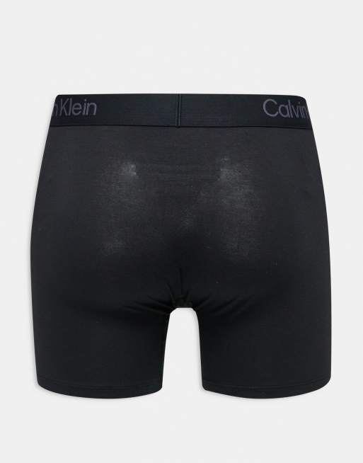 Calvin Klein – Svarta boxershorts i supermjuk modal, 3-pack, 3 av 3