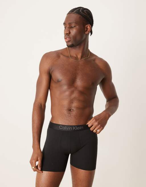 Calvin Klein – Svarta boxershorts i teknisk mikrofiber