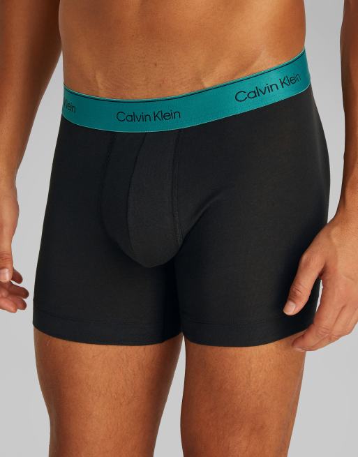 Calvin Klein – Svarta boxershorts med regnbågsfärgat midjeband, 5-pack, 3 av 3