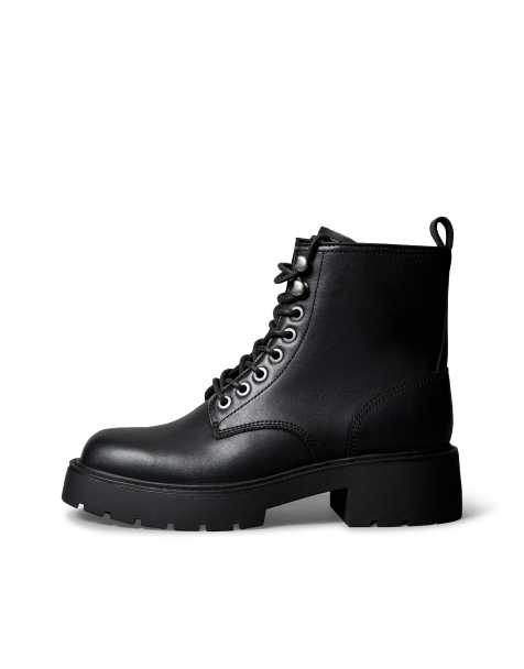Calvin Klein – Svarta, grova boots med snörning - view 1