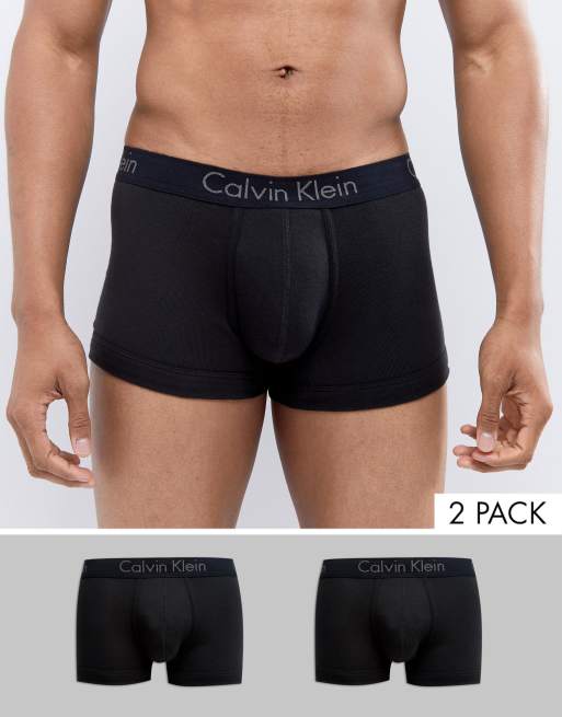 Calvin Klein – Svarta trunks i 2-pack