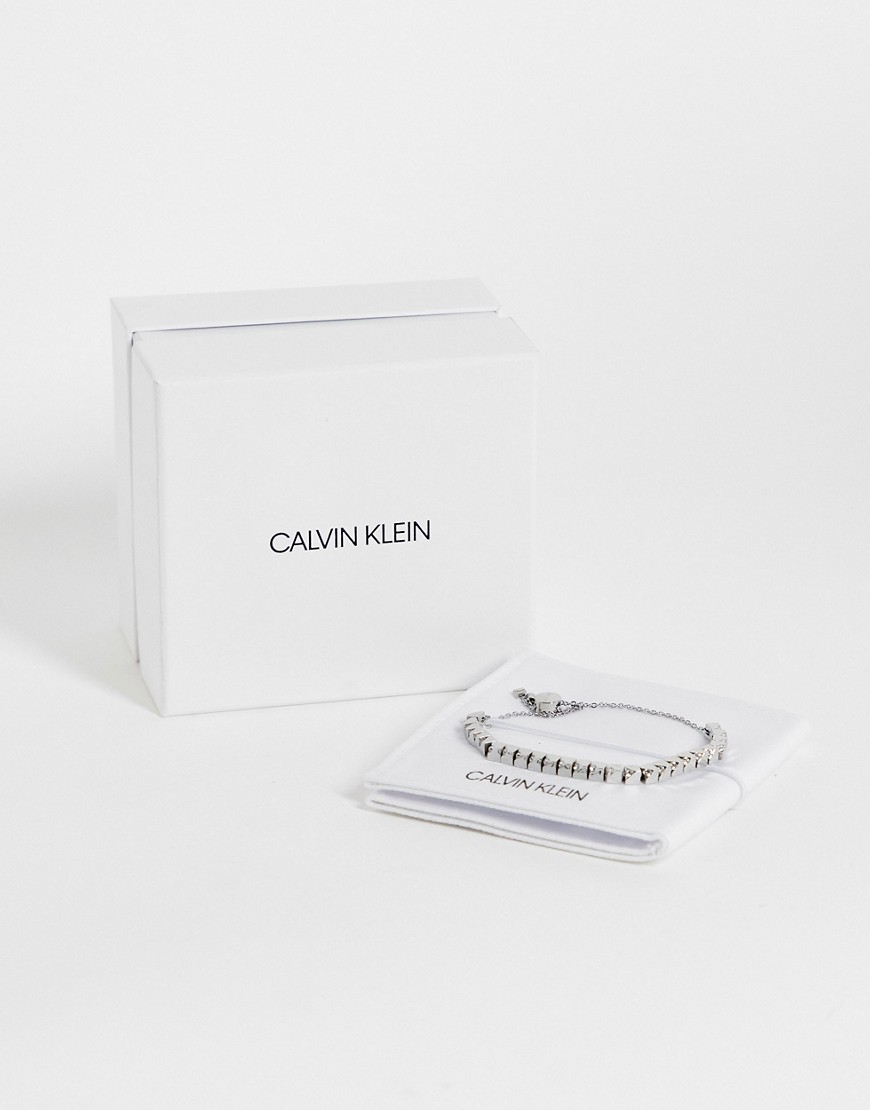 Calvin Klein Swarovski Crystal bracelet in silver