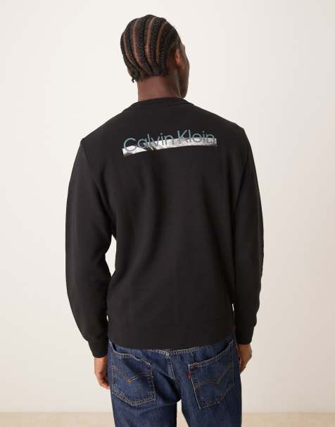 Calvin Klein - Sweat à imprimé au dos - Noir - view 1