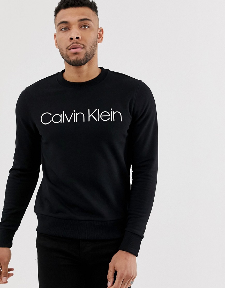 Calvin Klein - Sweatshirt met logo in zwart