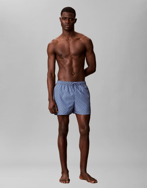 Calvin Klein swim shorts in blue, 2 of 4