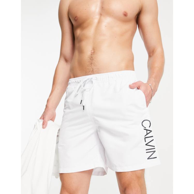 Calvin klein hot sale shorts white