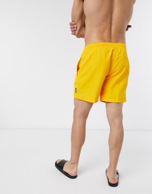 calvin klein yellow swim shorts