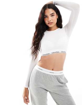 Calvin Klein T-shirt Bralette - Modern Cotton in white